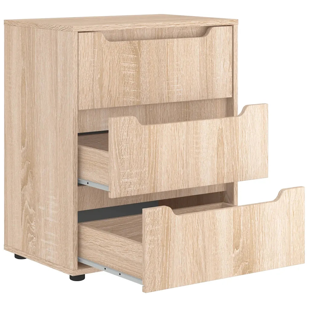 vidaXL Credenza VISNES Rovere Sonoma 60x40x73 cm in Legno Multistrato