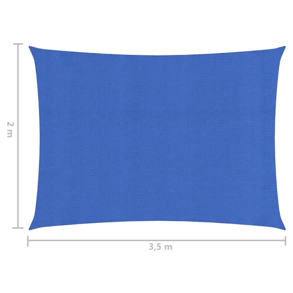 Tenda a vela 160 g/m² 2 x 3,5 m HDPE blu 02_0009054