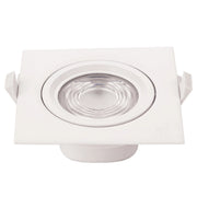 Faretto led incasso orientabile quadro soffitto 10watt driver incluso *** temperatura colore lampada 6000k bianco fre...