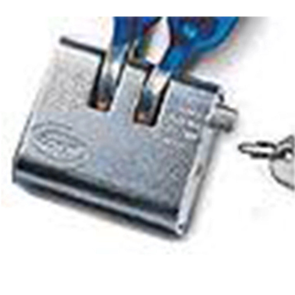 Trade Shop - Lucchetto Catenaccio Corazzato Acciaio Doppia Mandata 80mm Corbin -