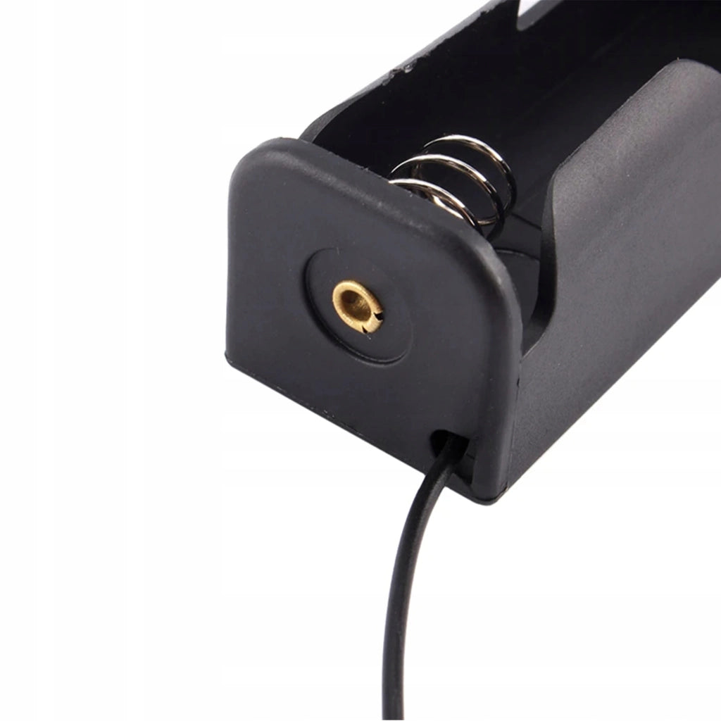 Portabatteria 1x18650 con Fili – Struttura Aperta, Lunghezza Fili 100mm | Progetti DIY, Facile Sostituzione Batteria