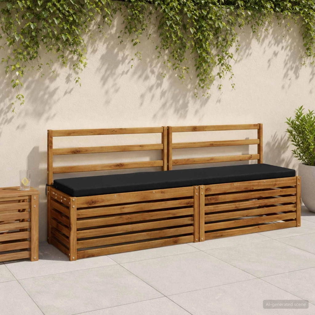Cuscino per panchina SOEST 100% Poliestere Blu Scuro 949208