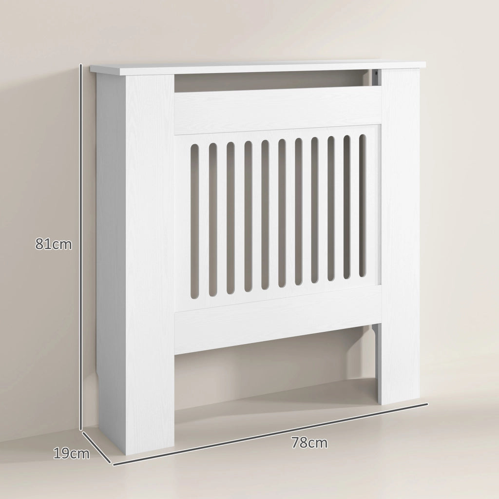 Copertura per termosifone ¨C zephmum ¨C MDF bianco 78x19x81 cm