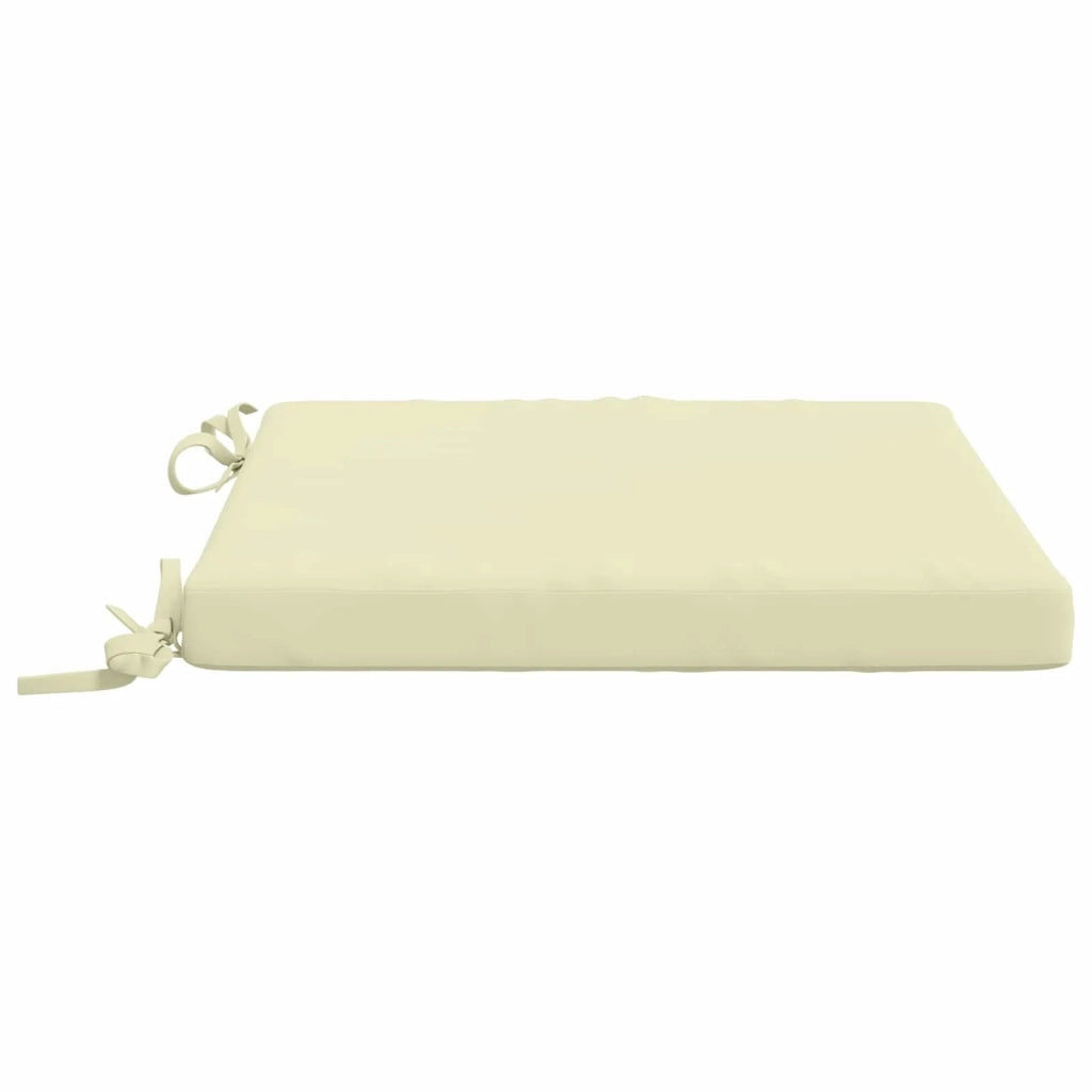 Cuscini per Sedia in 4 Pezzi SOEST 4 pz 100% Poliestere Crema 944544