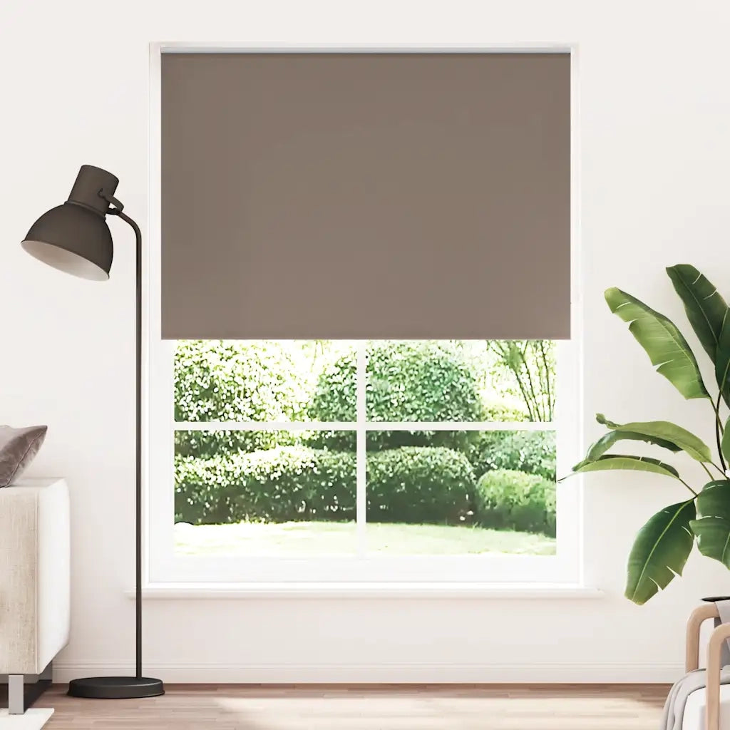 Tenda a rullo oscurante 164,4x230 cm Tessuto Larghezza 160 cm caffè 240178