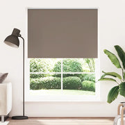 Tenda a rullo oscurante 164,4x230 cm Tessuto Larghezza 160 cm caffè 240178