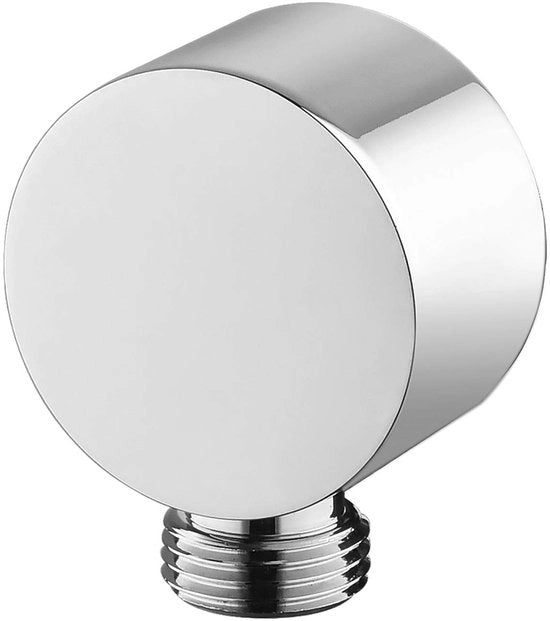 Flessibile connessione a gomito in acciaio inox, valvola di scarico universale 1/2 pollice, connessione a gomito per doccia per doccia a mano