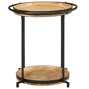Tavolino da Salotto Ø55x60 cm in Legno Massello di Mango 4013511