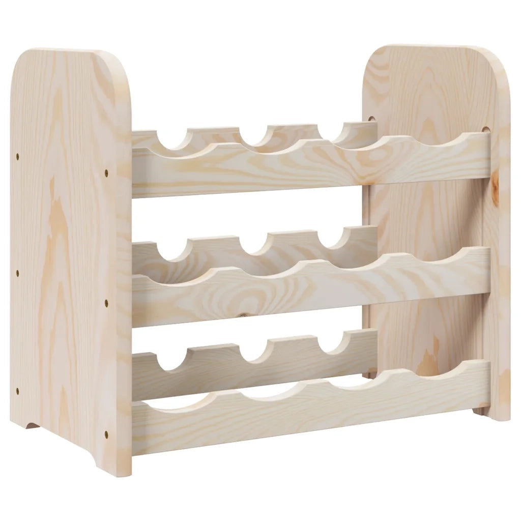 Portavini 43x25x37 cm in Legno Massello di Pino CFW3530688