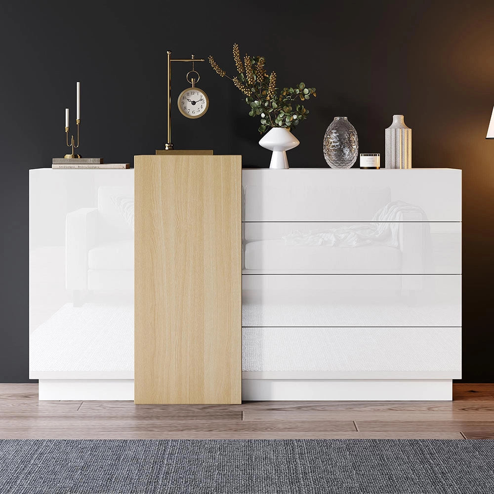 Buffet - Xylo - bianco minimalista spazio stoccaggio