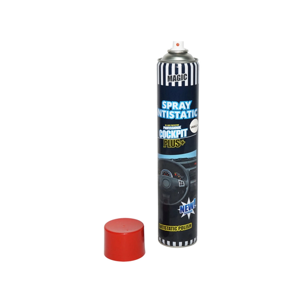 Spray per cruscotto in silicone antistatico alla vaniglia 750ml