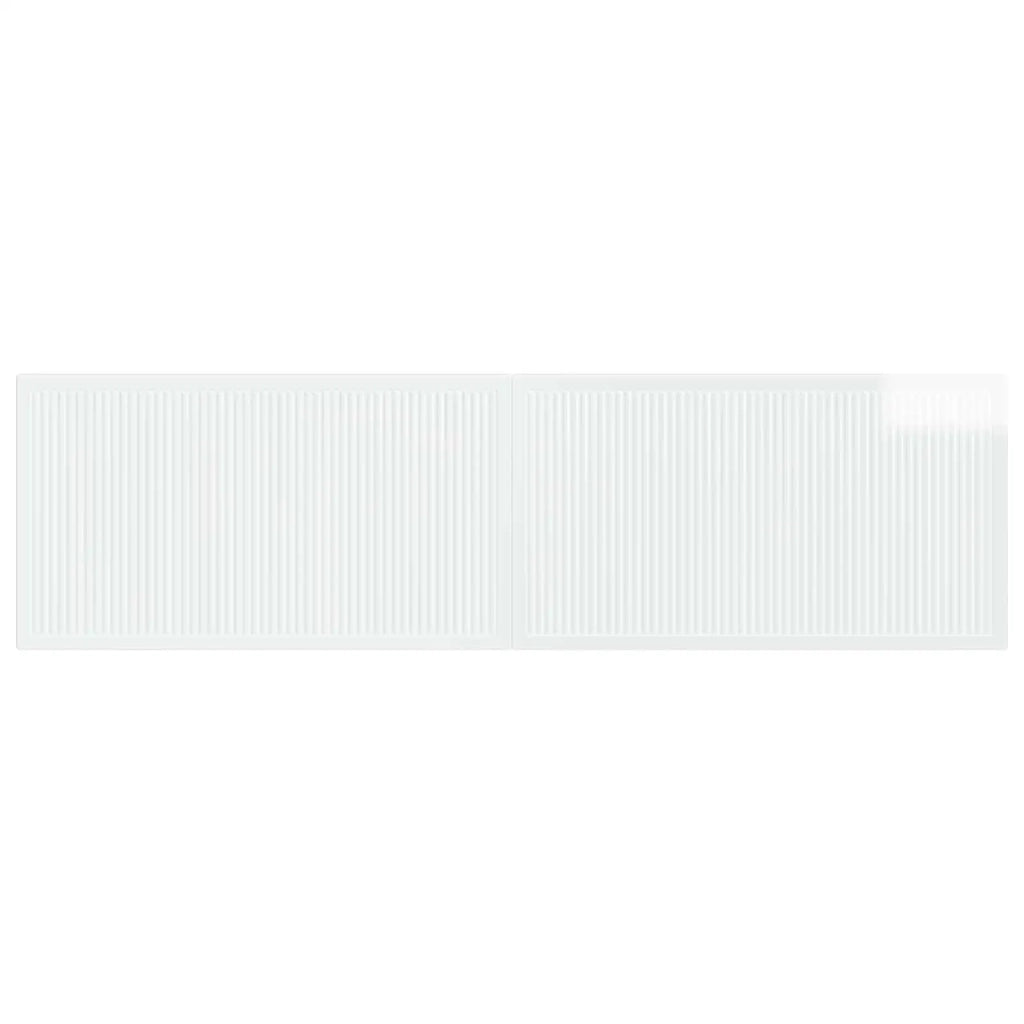 Testiera da Muro EDE Bianco Lucido Legno ingegnerizzato 896059