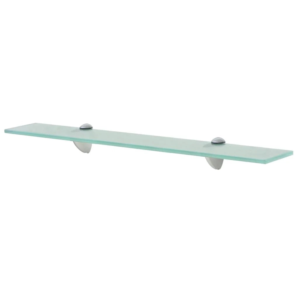 Mensola/armadietto/mobile in vetro da parete 60 x 20 cm spessore 8 mm trasparente 2702146/2