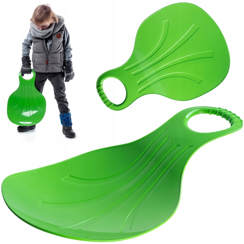 Slittino per bambini KADAX, scivolo da discesa, mela, plastica, mela, resistente alla neve