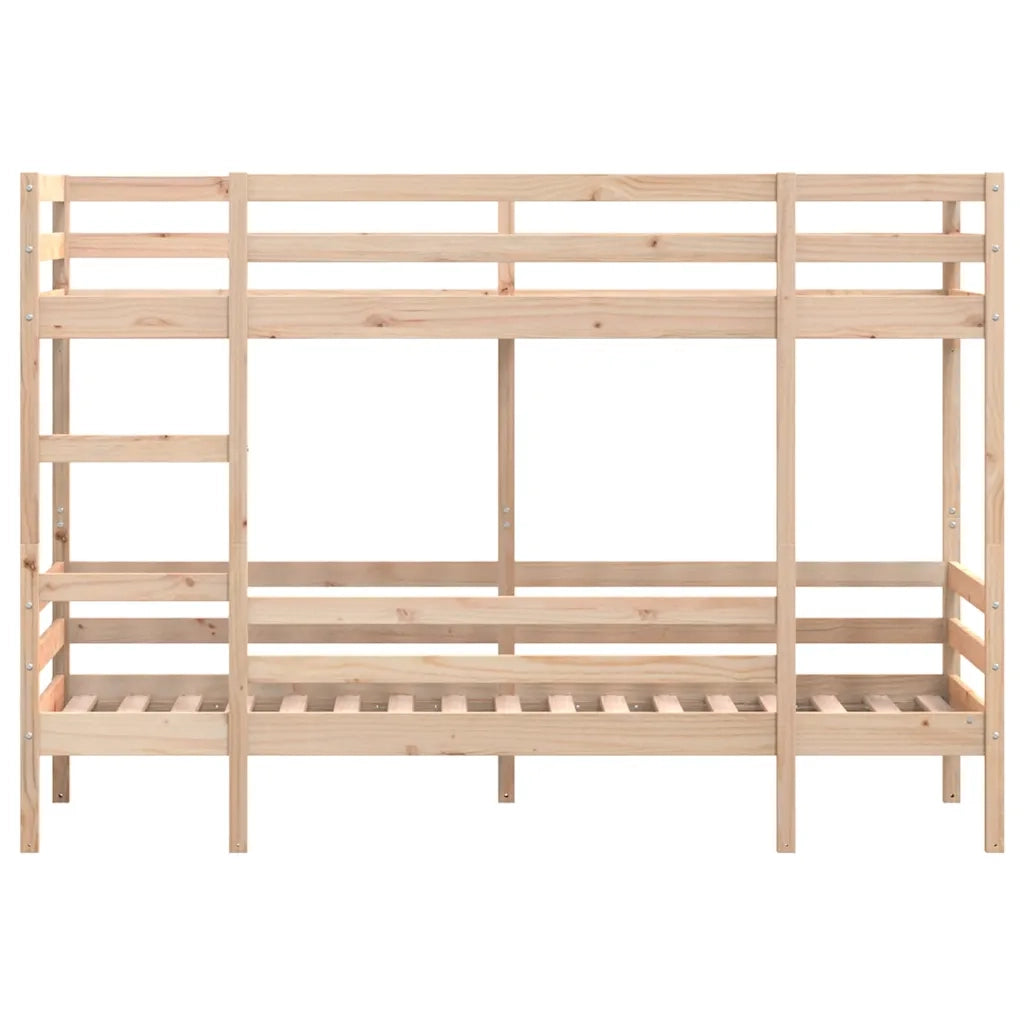 Letto singolo | Letto per adulti | Letto a Castello 80x200 cm in Legno Massello di Pino