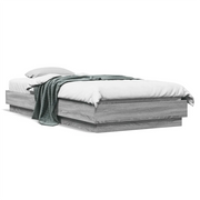 Giroletto con LED Grigio Sonoma 90x200 cmcod mxl 114705