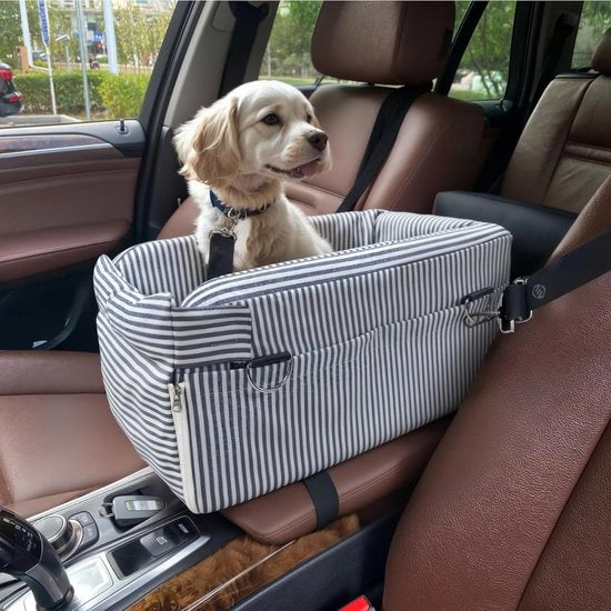 Hondenmand Auto con Cintura - Autostoletto per Cani - Autostoletto per Cane - Stoletto per Cani in Auto - Stoletto per Cane Auto - con Cinturazione