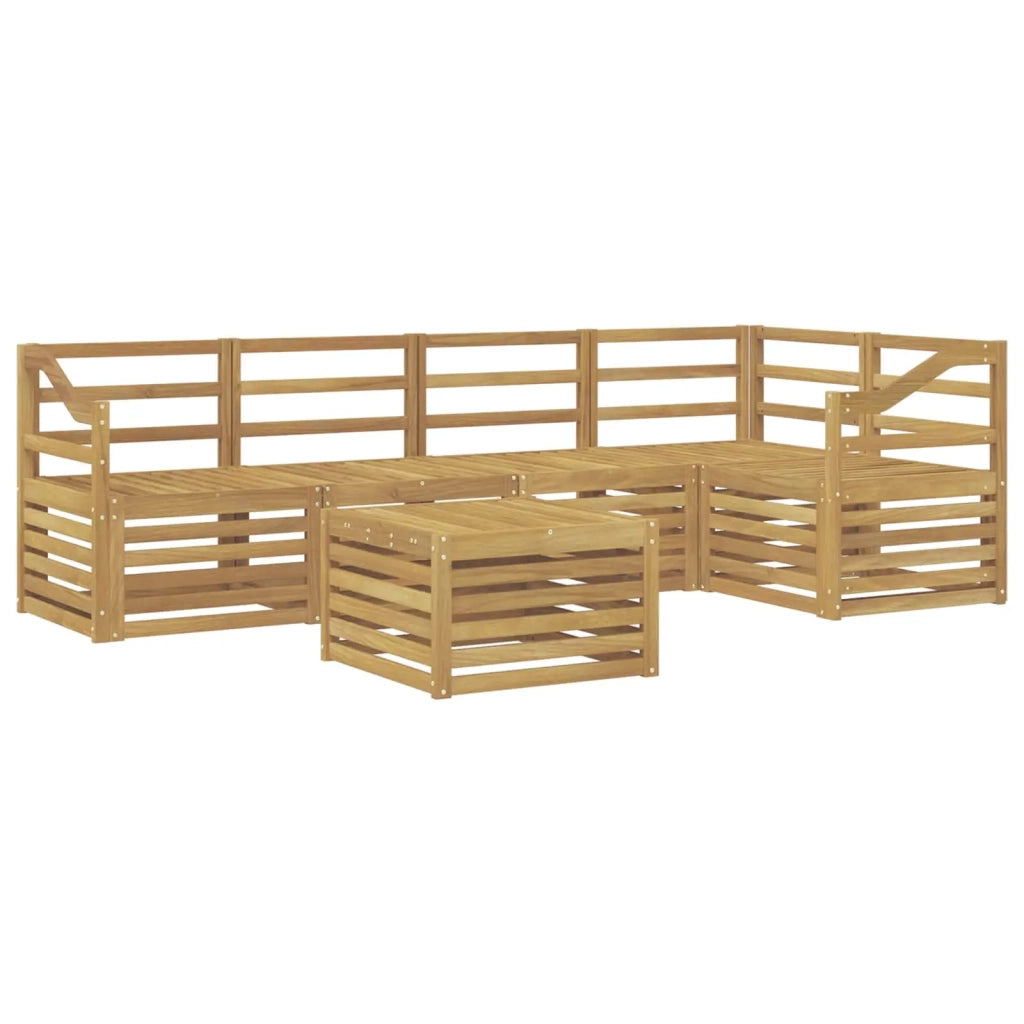 Set di divani da esterno 6 pcs Bianco 59 x 59 x 37 cm 3391889