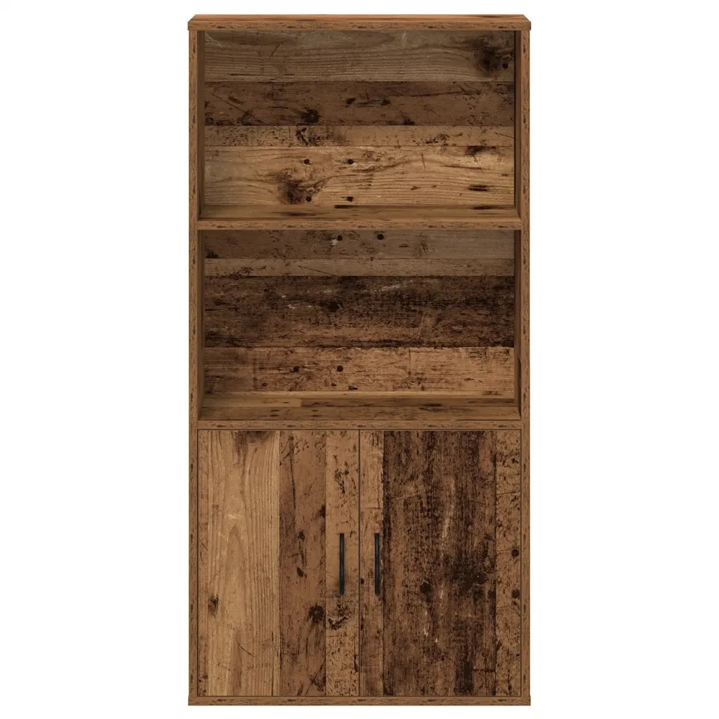 Libreria Legno Vecchio 60x24x120 cm in Legno Multistrato