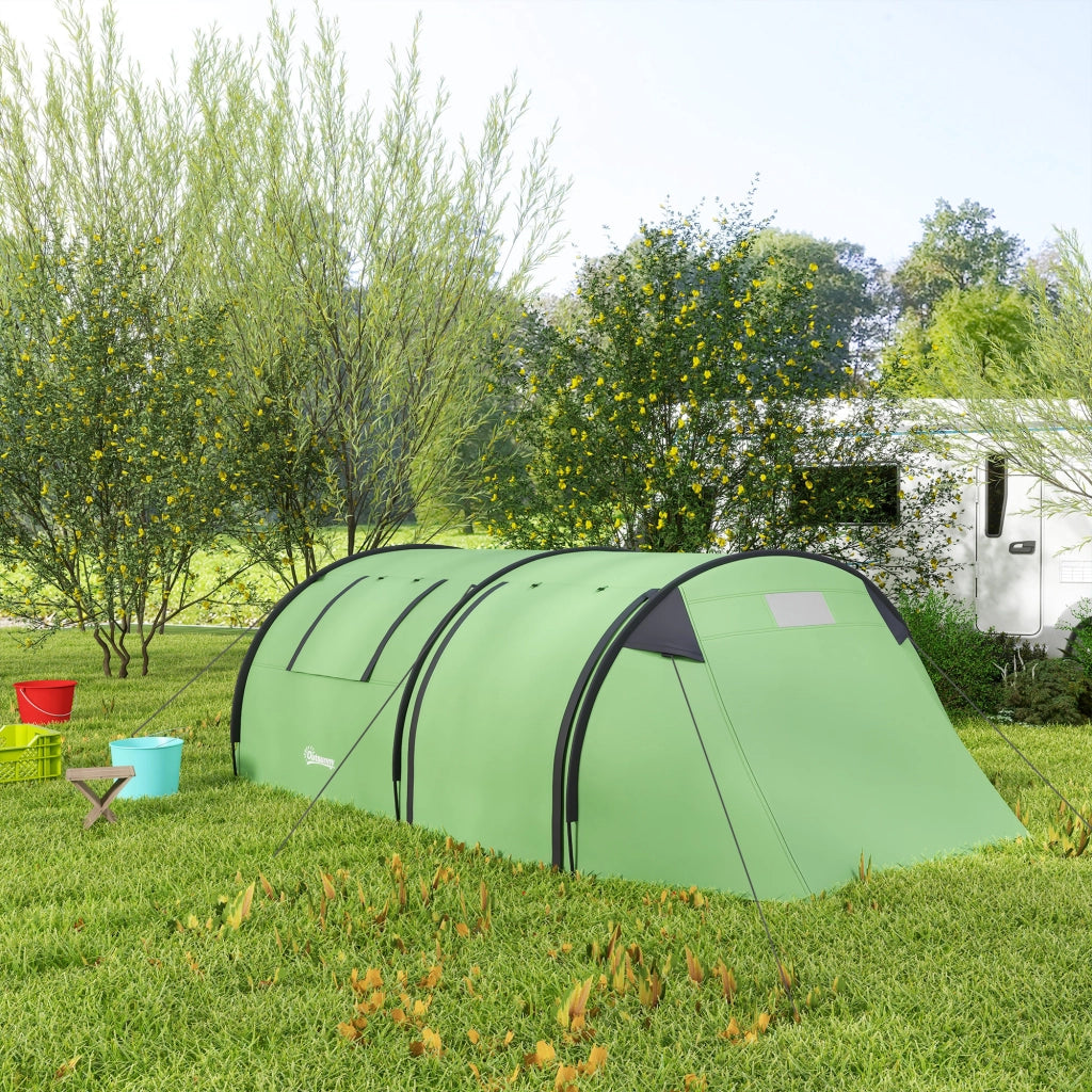 Tenda da campeggio 3-4 persone ¨C zephmum ¨C Verde scuro 3000mm