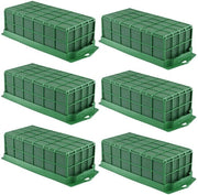 Schiuma per cucire fiori 6 pezzi - Spatola per cucito con becco - Capacità di assorbimento - Forma rettangolare - Per fioristi - 29,5 x 11,7 x 8 cm