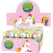Trade Shop - Bolle Di Sapone Unicorno Confezione 36 Pz Flacone 60 Ml Gadget Party -