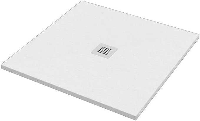 PIATTO DOCCIA STONE QUADRATO 90x90 BIANCO OPACO ERCOS