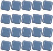 Regolatori di mobili in Teflon - Silenziosi e resistenti - 25 x 25 mm - Adesivi - Per mobili pesanti - 20 pezzi