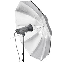 Ombrello reflex nero/argento, 150 cm