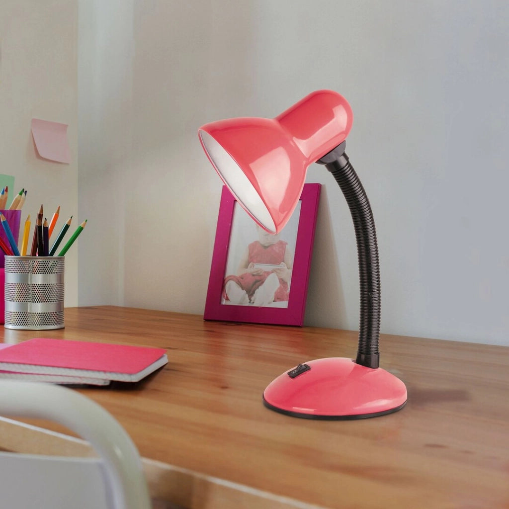Lampada da scrivania scuola rosa E27 Dylan 4172 Rabalux