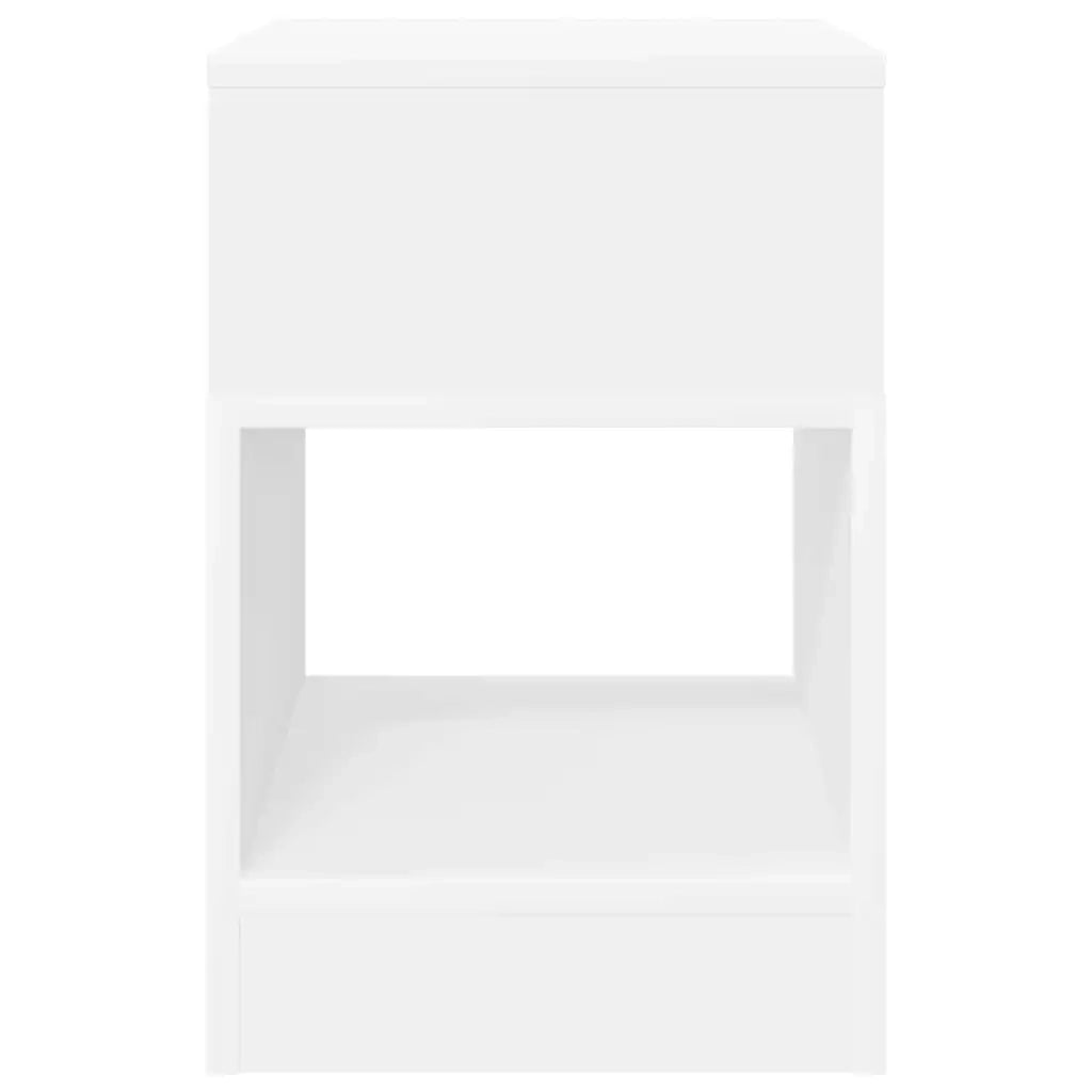 Tavolino 2 pcs Bianco 30,5 x 30 x 45 cm Legno multistrato 890897