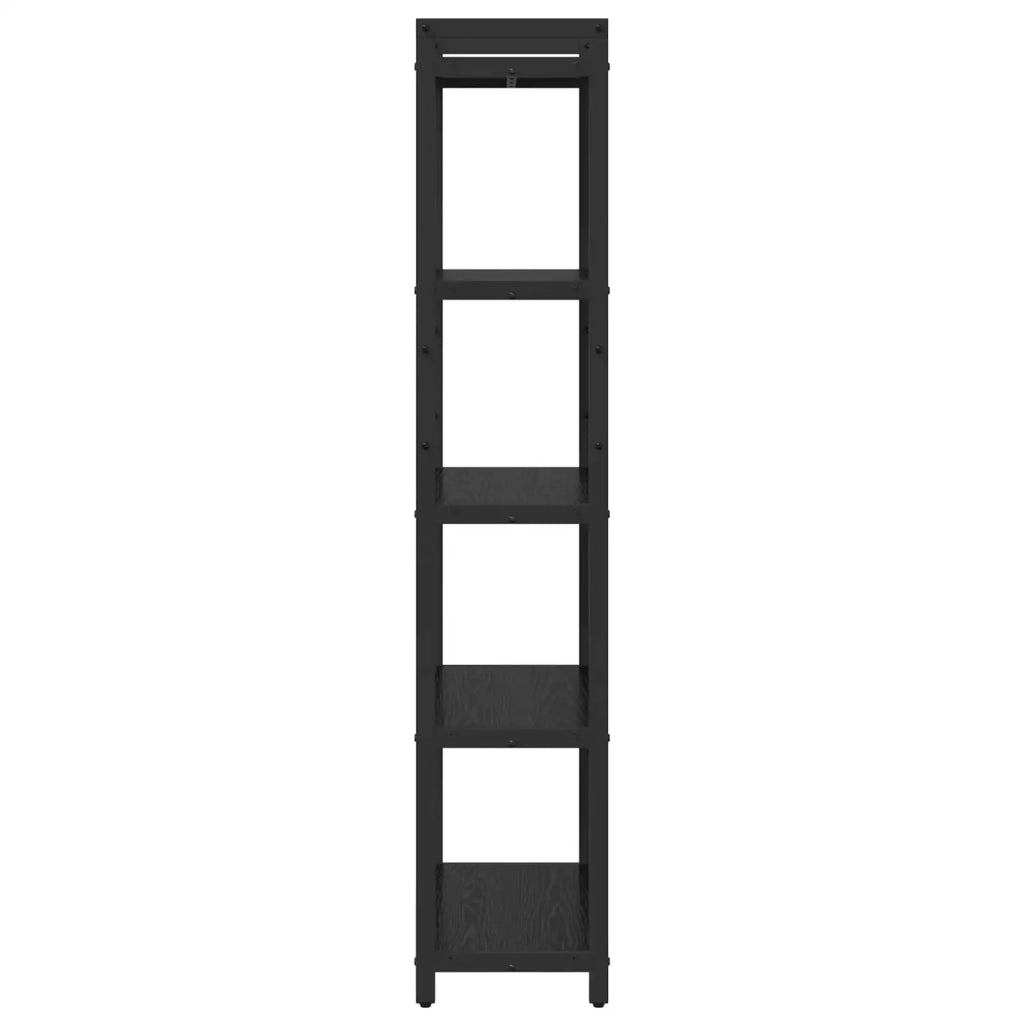 Libreria Rovere Nero 60 x 30 x 155 cm Legno multistrato 868383