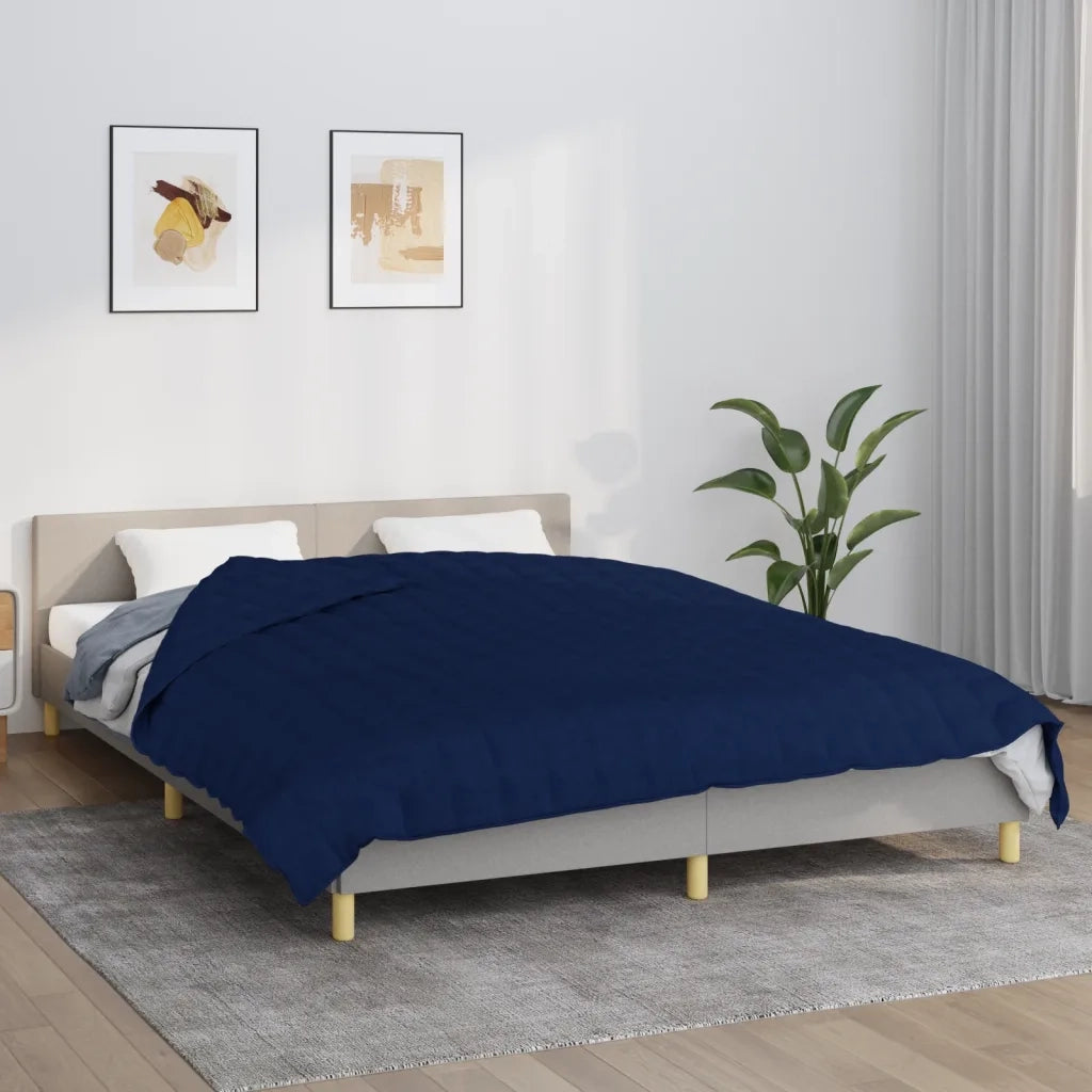 Coperta Ponderata Blu 220x230 cm 11 kg Tessuto cod mxl 77738