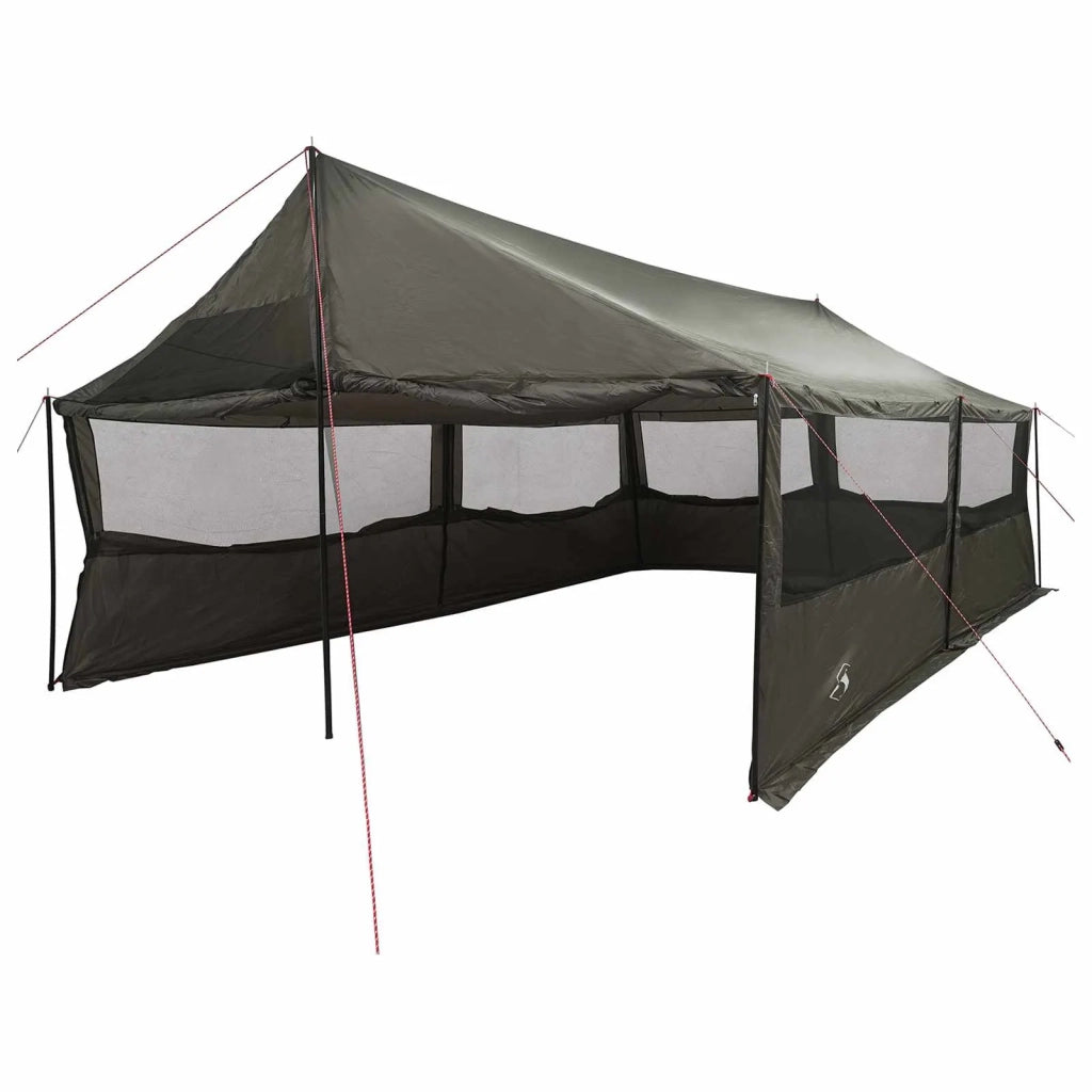 Tenda Familiare con tetto Marrone grigio 600 x 400 x 268 cm 42029015