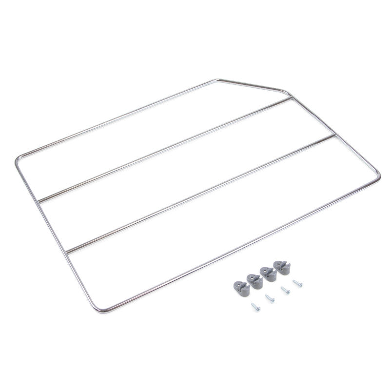 Set di piatti girevoli Shelvo a 1/2 luna, per modulo da 900 mm, Tecnoplastica e Alluminio, Grigia