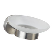 PORTASAPONE STEEL IN ACCIAIO/ VETRO SATINATO