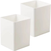 Organizzatore per Penna in Plastica a Forma di Cubo 2 Pack, 2.8x2.8 Pollici, Raccoglitore per Ufficio Casa Scuola