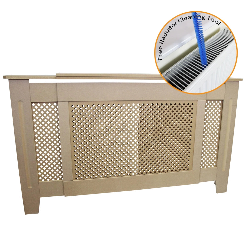 Copritermosifone Regolabile Copertura Termosifoni Caloriferi 1400mm-1920mm MDF