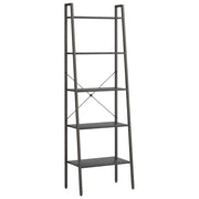 Scaffale Autoportante con 5 Ripiani Nero 56x35x174 cm CFW5421404