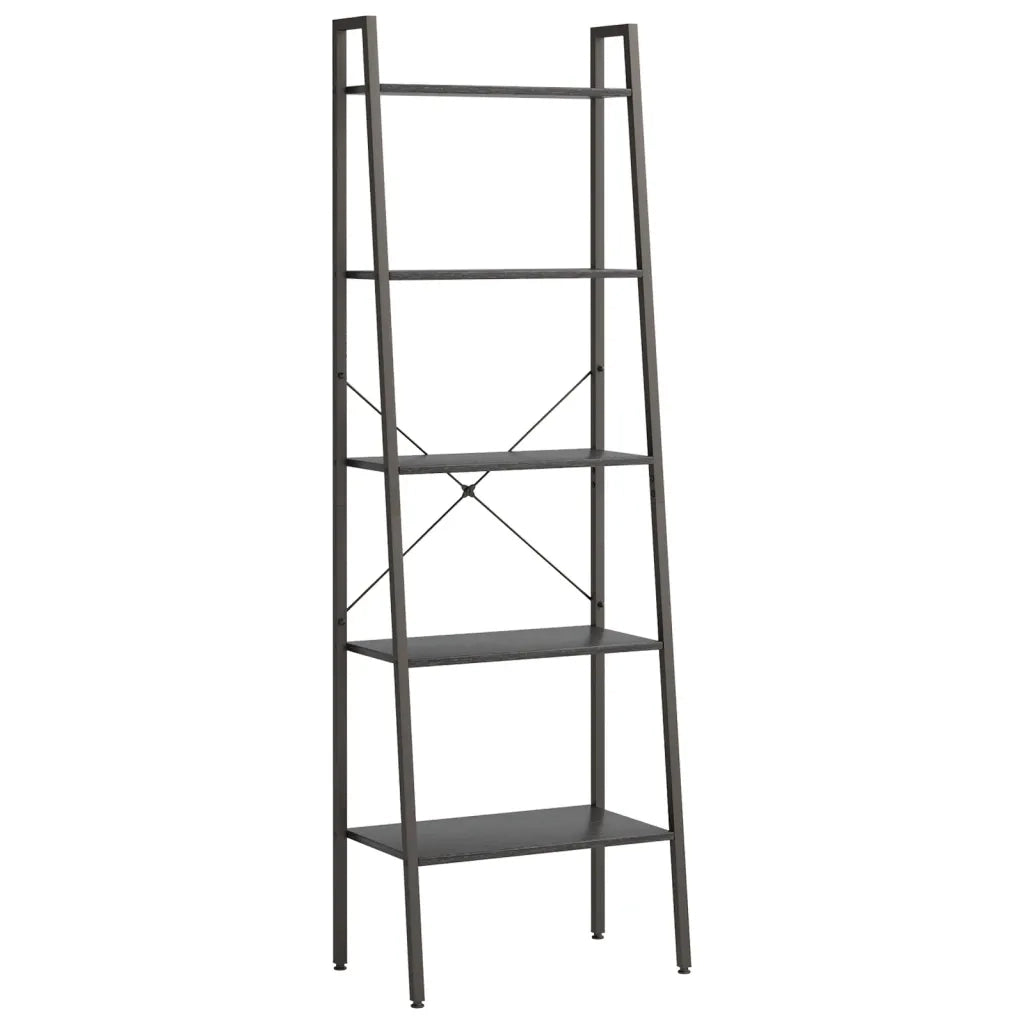 Scaffale Autoportante con 5 Ripiani Nero 56x35x174 cm CFW5421404