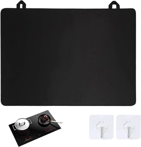 Tappetino di protezione per piano cottura - Mat di silicio antiscivolo resistente al calore 61 x 53 cm