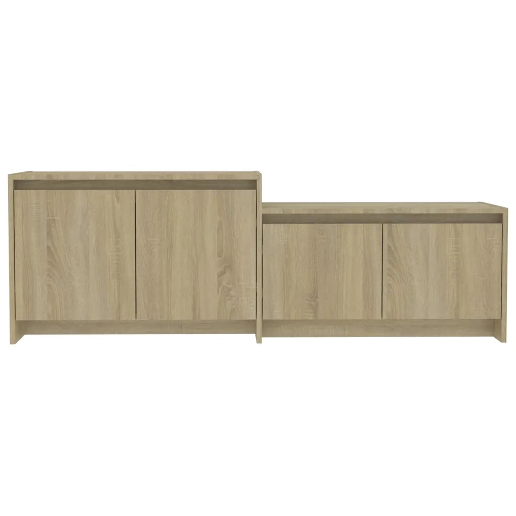 Mobile TV Rovere Sonoma 146,5x35x50 cm in Truciolato 809812