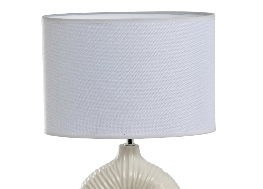 Lampada Da Tavolo Comodino Ricaricabile Accensione On/Off Modello Idra - Lampada - Bianco