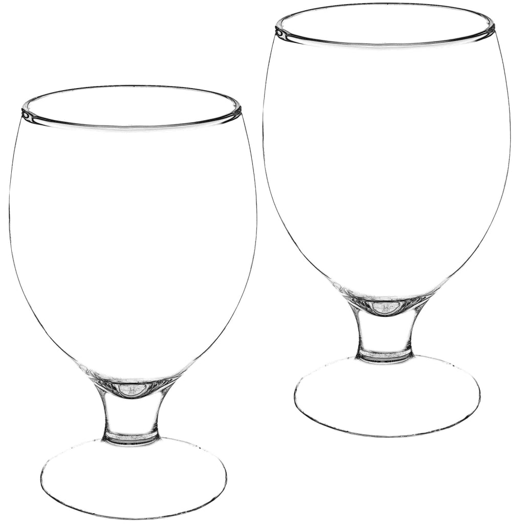 Bicchieri da birra KADAX, per cocktail, bevande, boccali, 370 ml, 2 pezzi, idea regalo