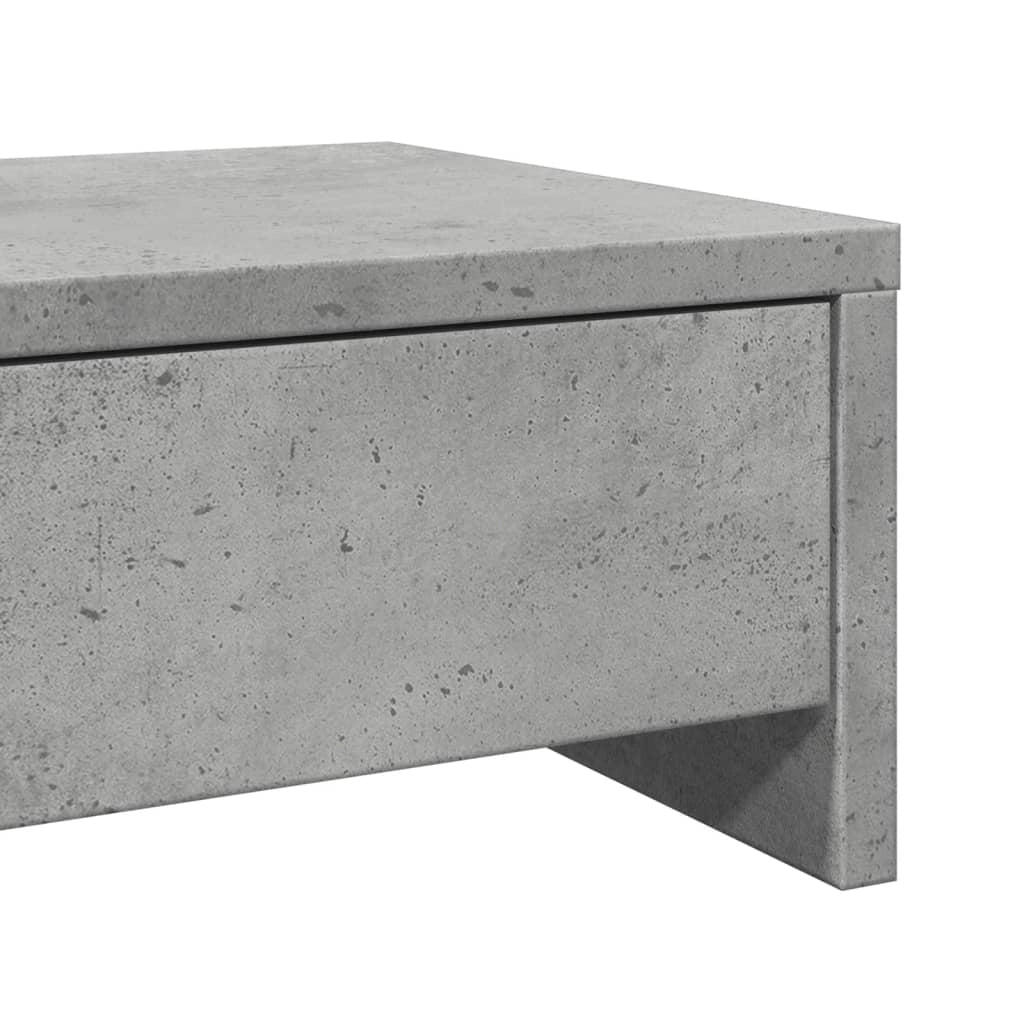 Supporto per monitor mobile da scrivania con cassetti legno ingegnerizzato grigio 02_0044941