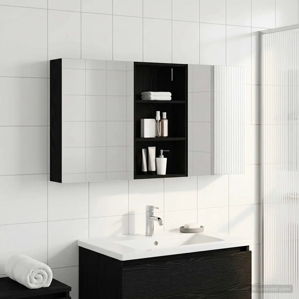 Set di Armadi da Bagno con lo scaffale 3 pcs 140 x 14,5 x 70 cm 3403777