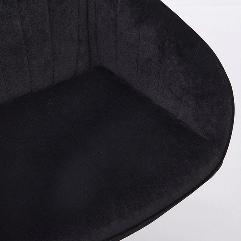 Sedia da Ufficio Girevole Ergonomica con Schienale ¨C MINIMAL ¨C Nero, Altezza Regolabile