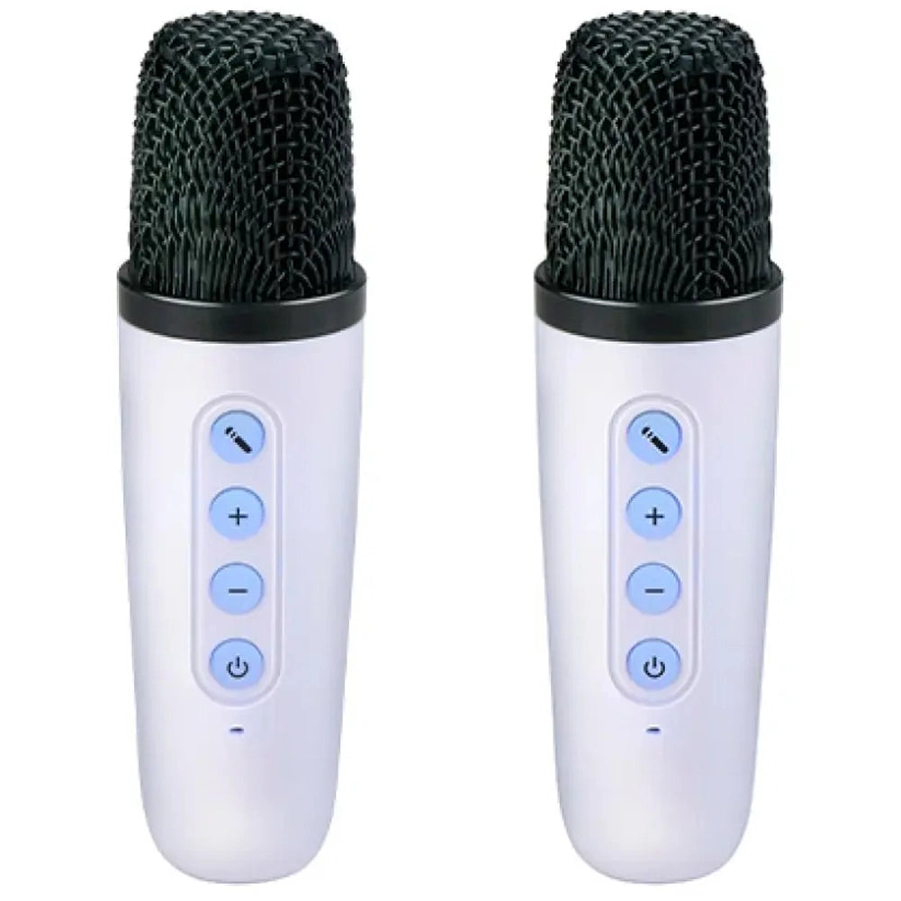 Mini Karaoke per Adulti e Bambini 2 Microfoni Wireless Altoparlante Bluetooth