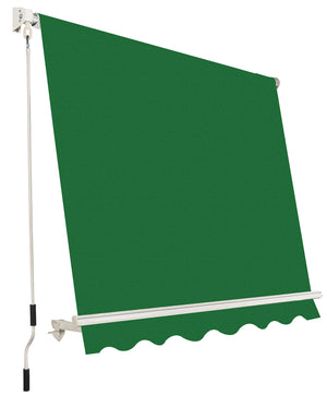 Tenda da Sole a Caduta con Bracci 245x245 cm Verde