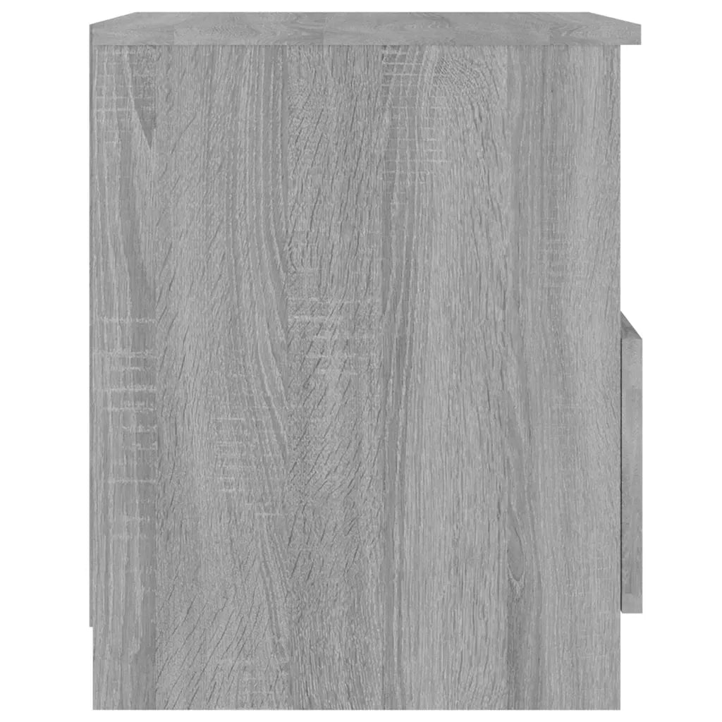 Comodini 2 pz Grigio Sonoma 40x40x50 cm in Legno Multistrato 815819